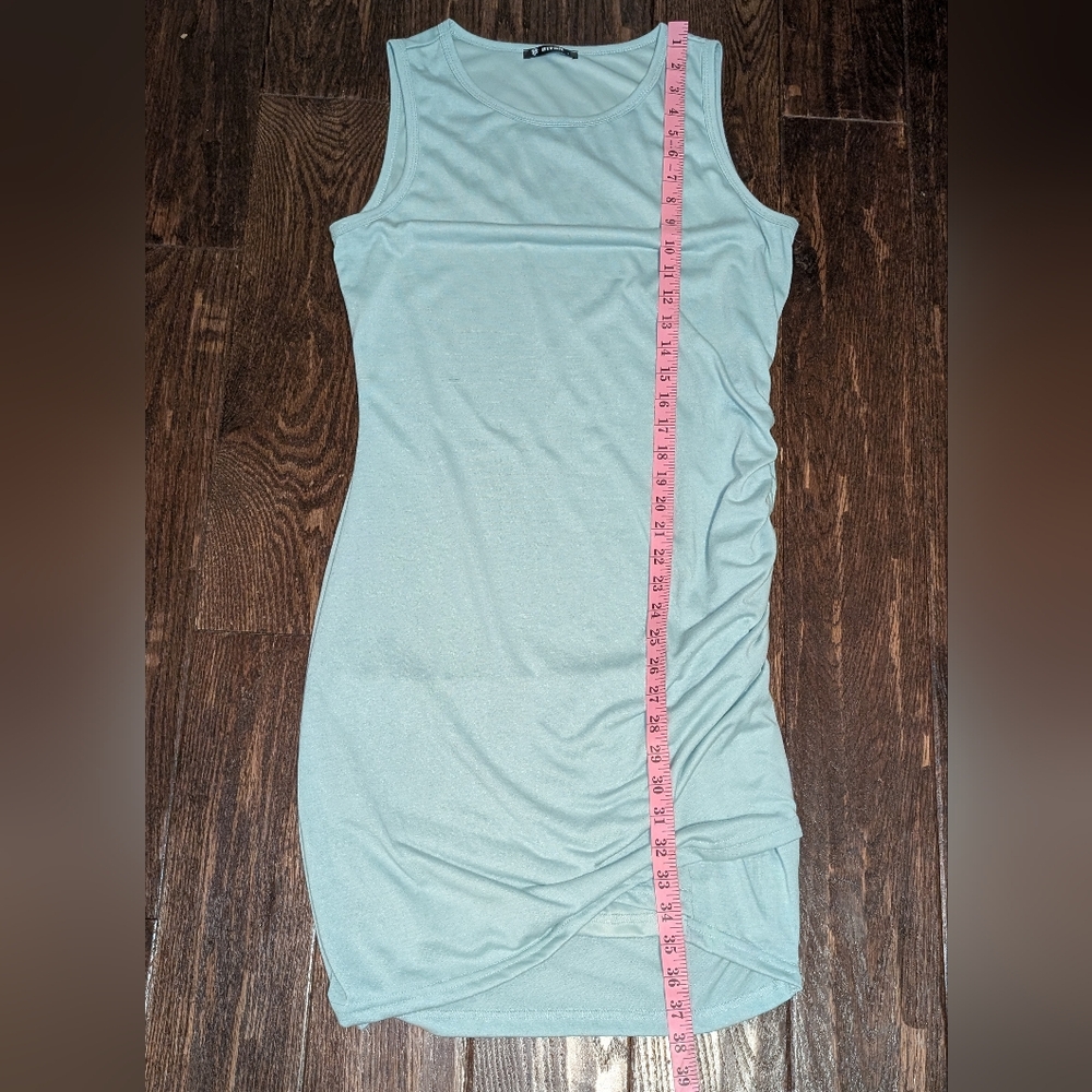 BTFBM Body Con Midi Dress Mint Green - Picture 7 of 7